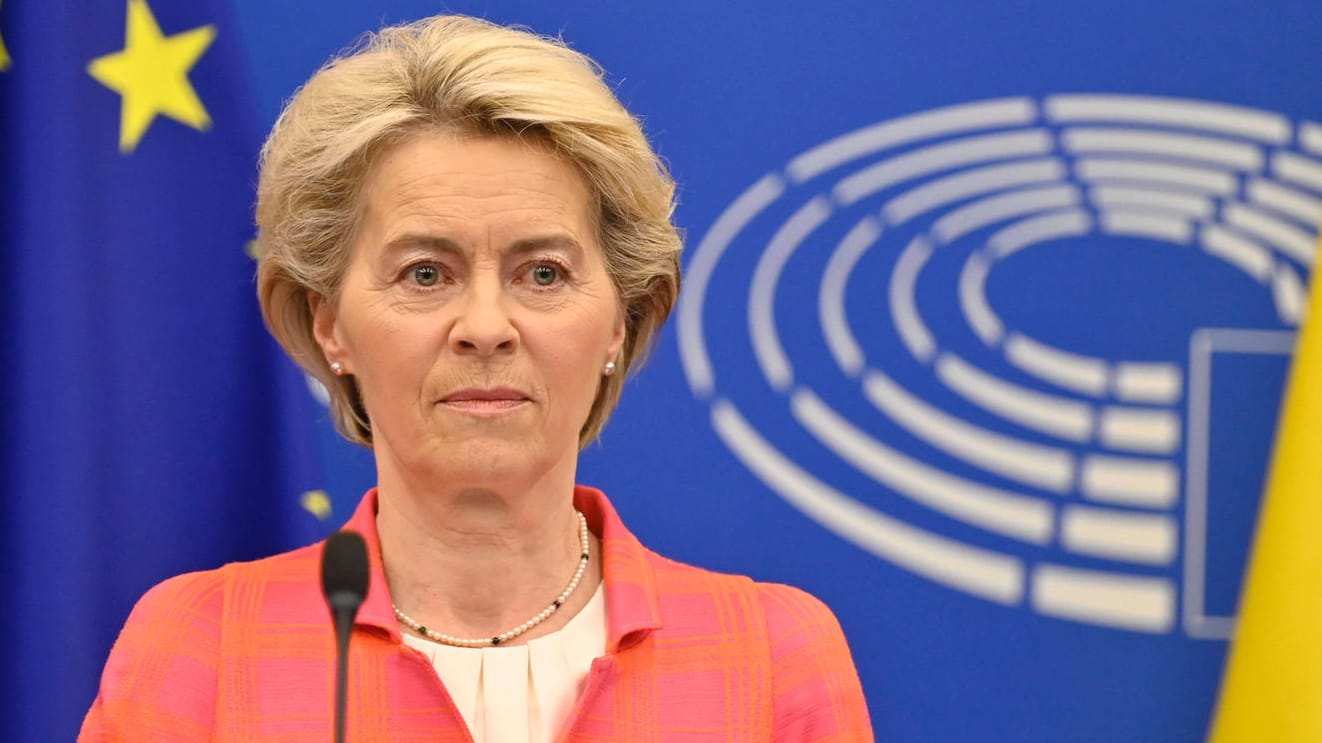 Ursula von der Leyen: Die EU-Kommissionpräsidentin muss ihren Vorschlag zum Gassparen gegen heftige Kritik verteidigen.