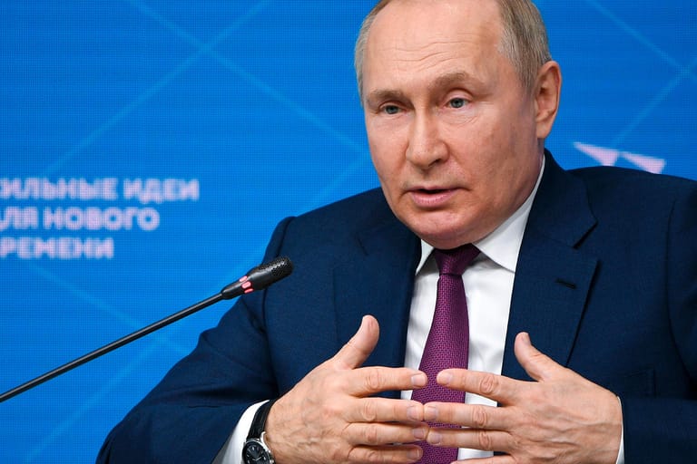Kremlchef Wladimir Putin: "Ein guter Spieler weiß, wann es Zeit ist, auszusteigen."