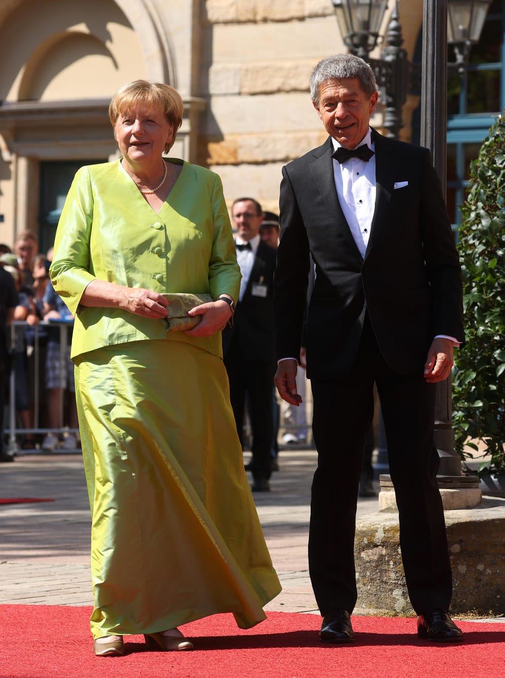 Die ehemalige Bundeskanzlerin Angela Merkel (CDU) und Ehemann Joachim Sauer