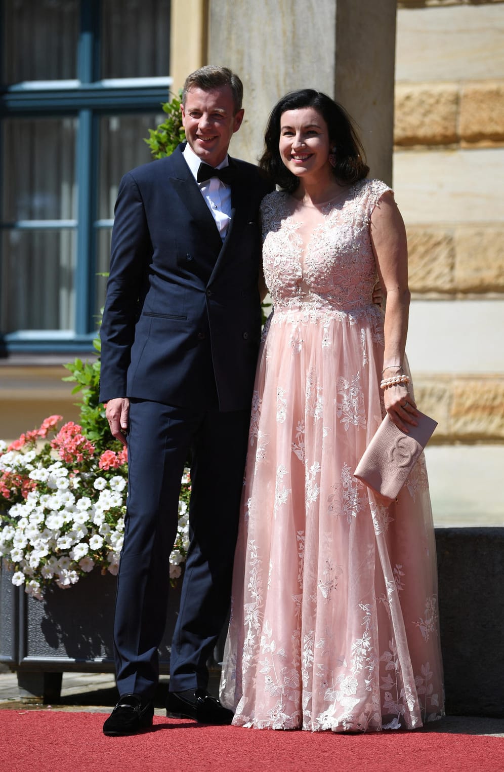 Bundestagsmitglied Dorothee Bär (CSU) mit ihrem Ehemann Oliver Bär