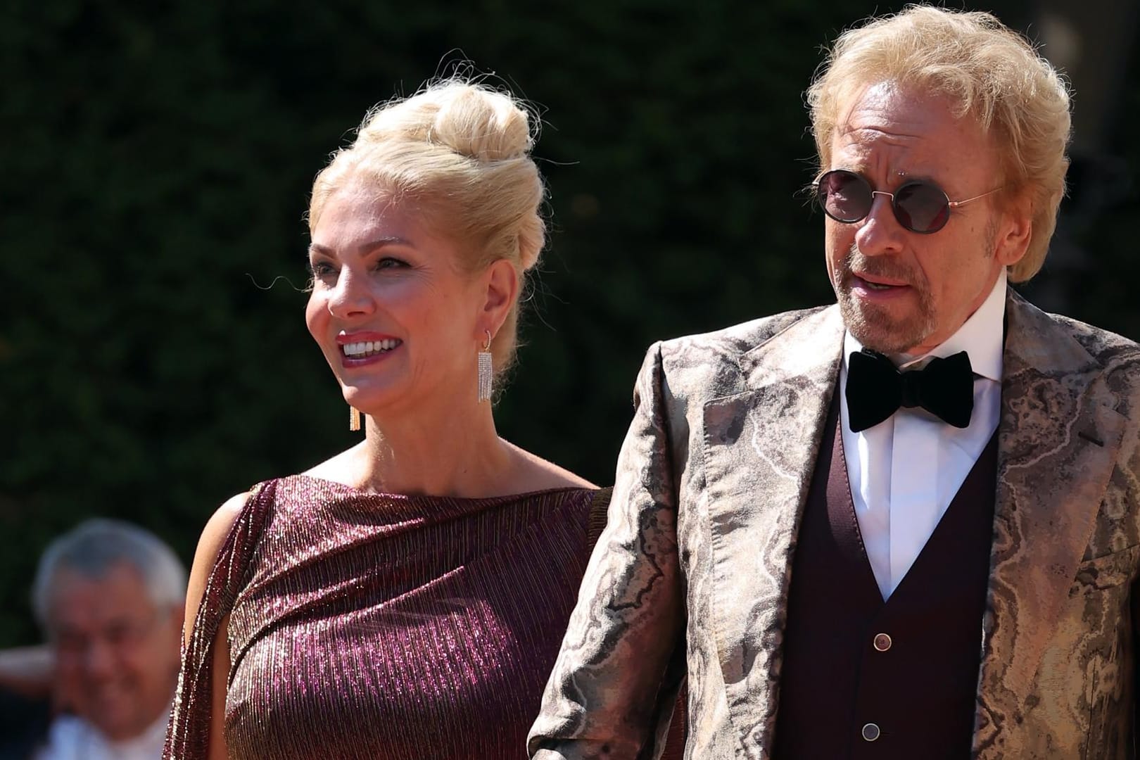 Thomas Gottschalk und Karina Mroß: Das Paar ist zum ersten Mal gemeinsam bei den Bayreuther Festspielen.