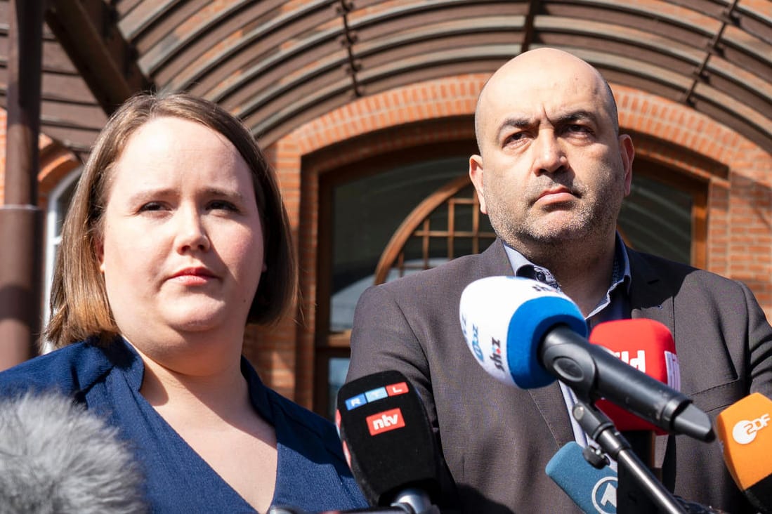 Ricarda Lang und Omid Nouripour: Sie sind die Bundesvorsitzenden der Grünen.