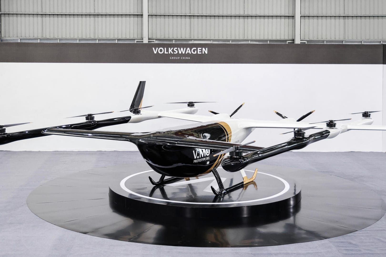 Der fliegende Tiger: In China enthüllte VW den Prototypen eines Flugtaxis.