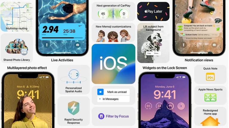 iOS 16: Funktionsüberblick auf der Entwicklerkonferenz WWDC