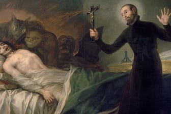 Exorzismus in Aktion: So stellte sich der Maler Francisco Goya den Heiligen Francisco de Borja bei der Zeremonie vor. 500 Jahre später ist ein Berliner ständig auf der Suche nach Kandidaten.