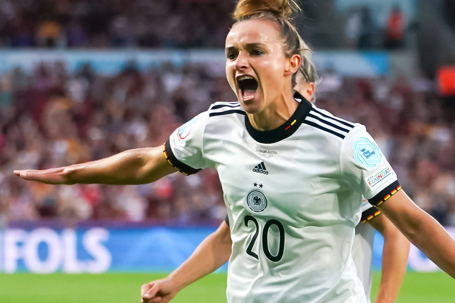 Lina Magull: Die DFB-Spielerin traf zuletzt gegen Österreich, nun geht es gegen Frankreich.