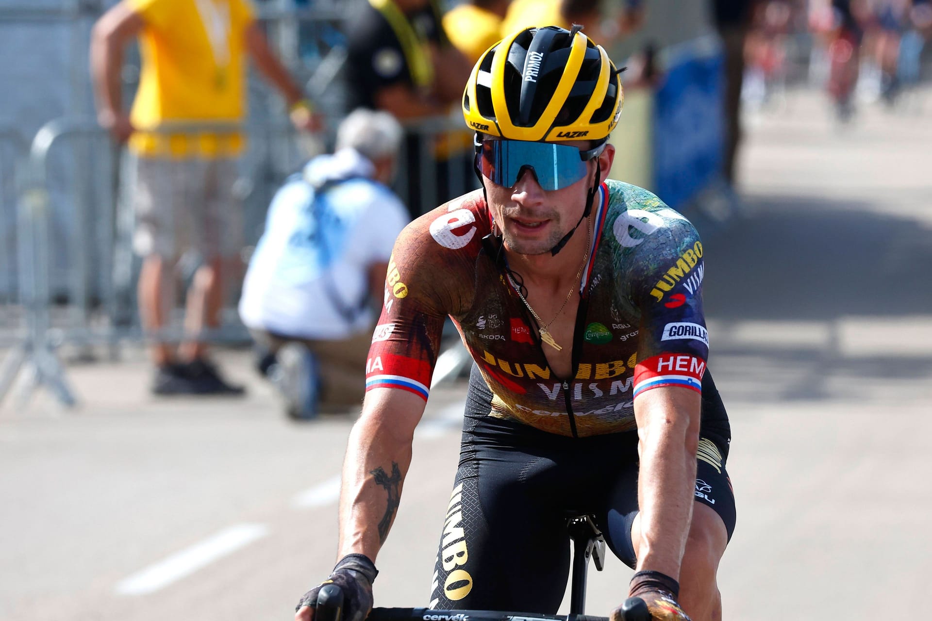 Primoz Roglic: Vor der Tour galt er als Mitfavorit auf den Titel.