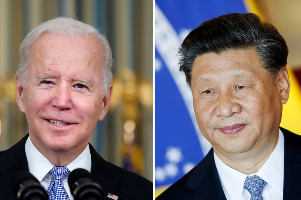 Joe Biden und Xi Jinping: Die Staatschefs telefonierten mehr als zwei Stunden miteinander.