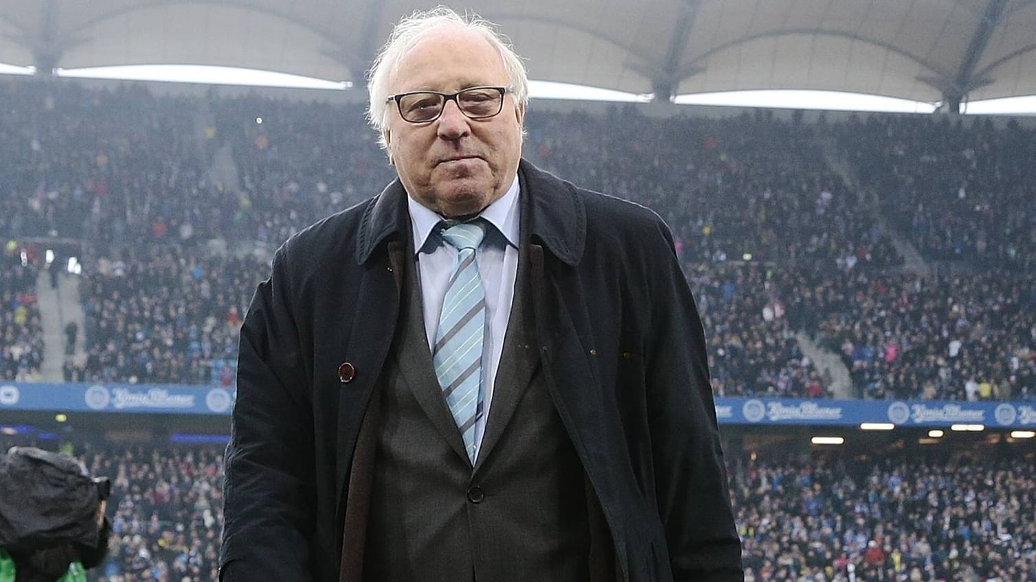 Uwe Seeler vor dem Bundesliga Spiel Hamburger Verein gegen BVB Dortmund im Volksparkstadion am 05 November 2016.