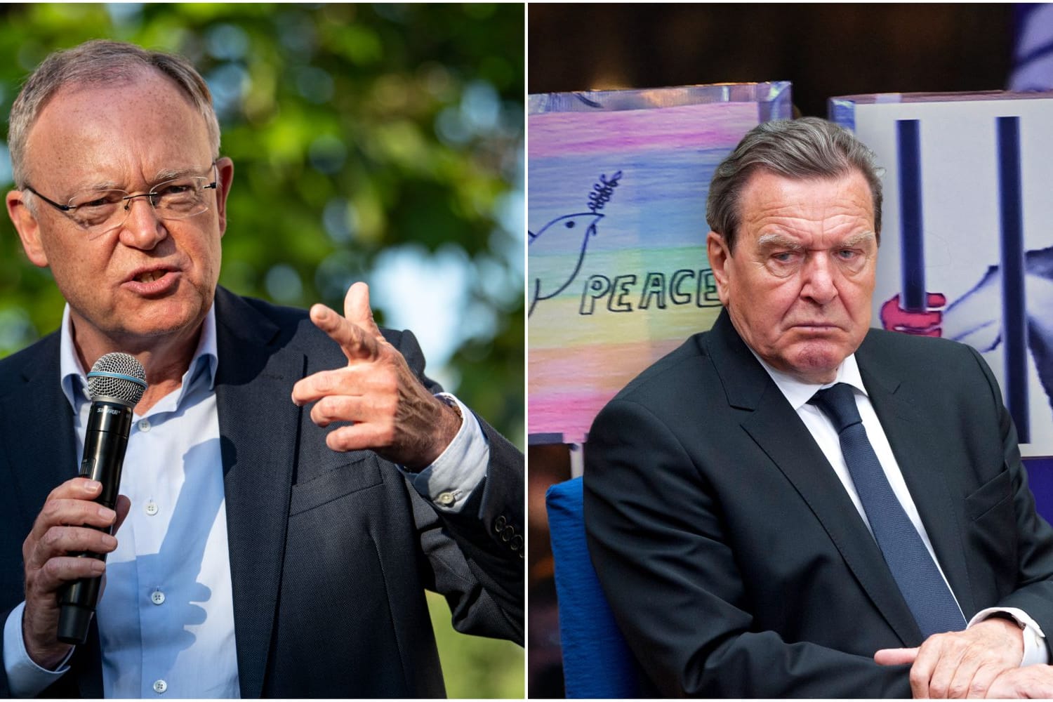 Niedersachsens Ministerpräsident Stephan Weil krisiert vor dem SPD-Parteiordnungsverfahren am Donnerstag Altkanzler Gerhard Schröder wegen dessen Putin-Nähe.