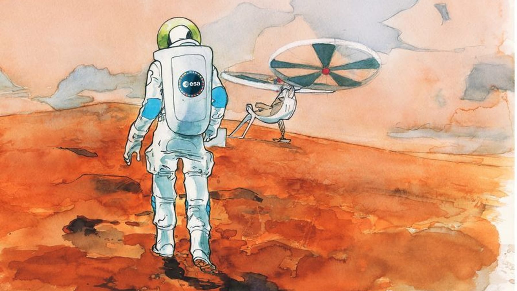 Europa quiere enviar un astronauta europeo a Marte antes de 2040