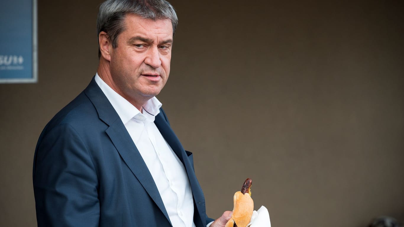 Markus Söder, Ministerpräsident des Freistaats Bayern: Er hat sich für den Bau der Bahnlinie ausgesprochen.