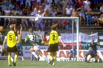 Die SpVgg Greuth schmiss den BVB 1990 in der ersten Runde des DFB Pokals raus (Archivfoto).