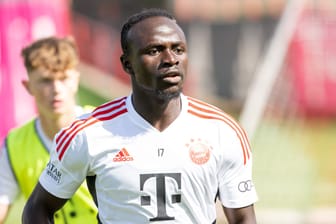 Sadio Mané: Der Bayern-Neuzugang absolvierte bereits eine erste Trainingseinheit.