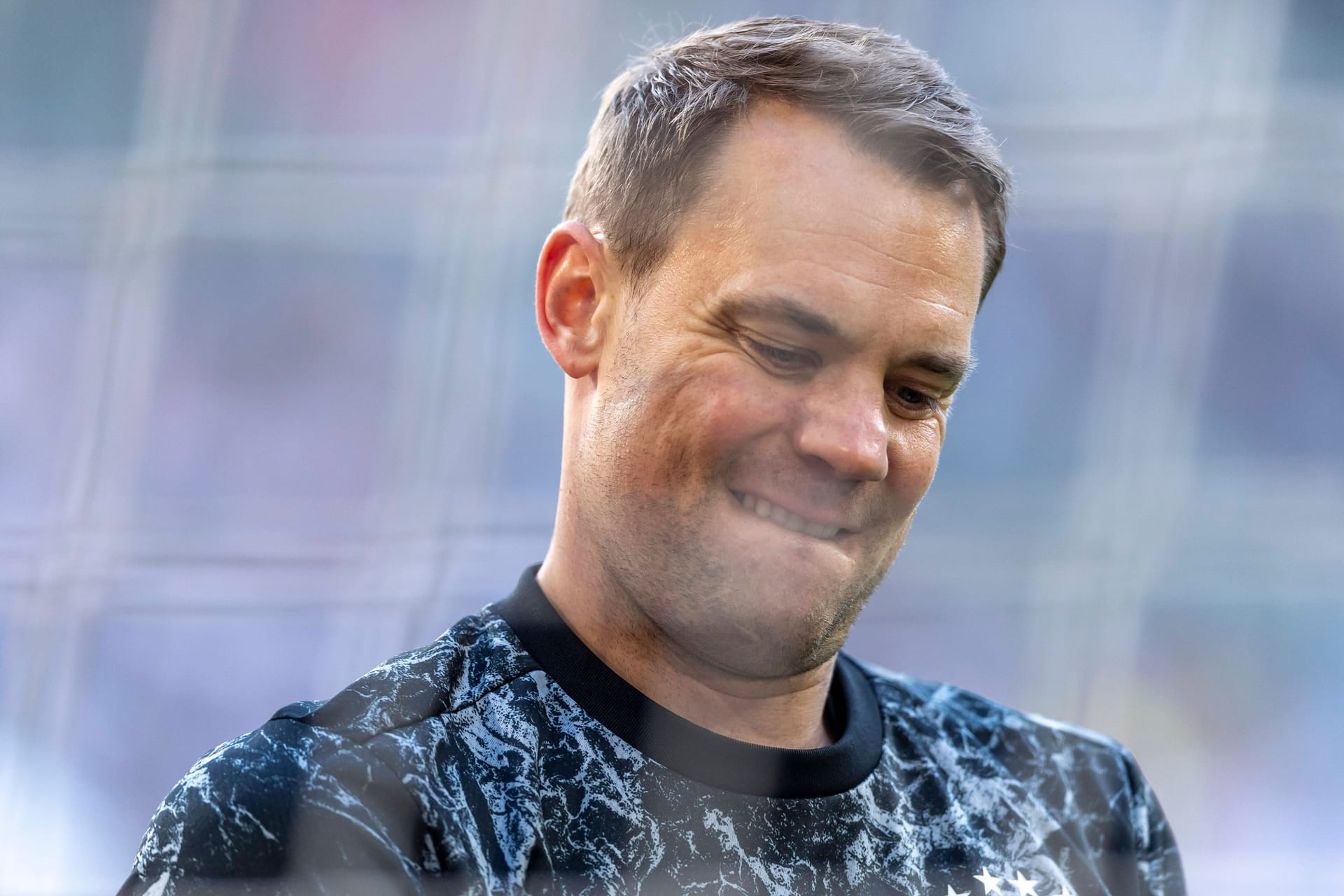 Manuel Neuer vor einem Spiel der deutschen Nationalelf.