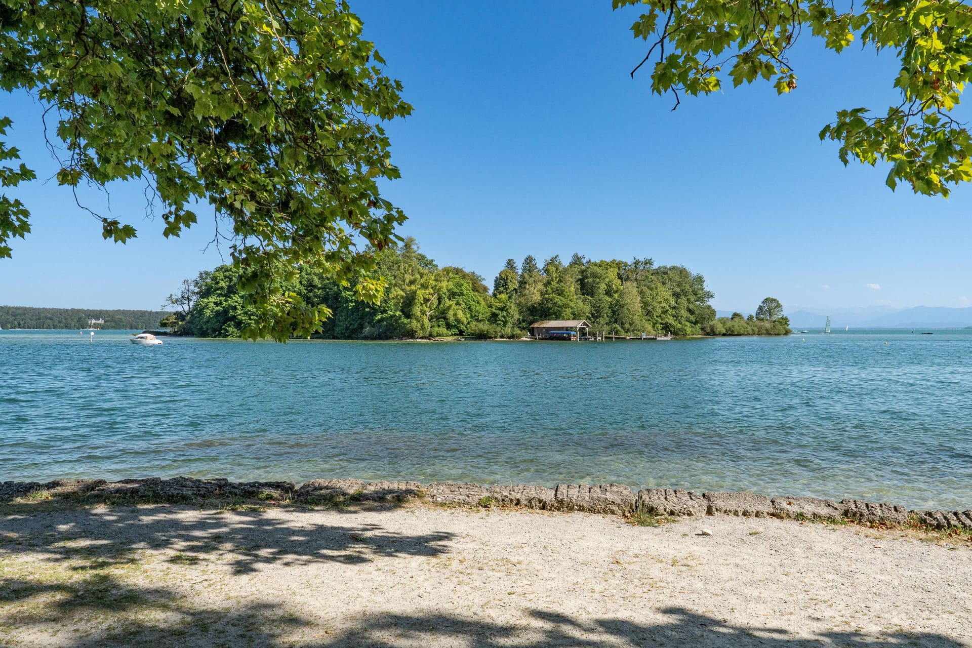 Ausblick am Starnberger See (Symbolfoto): Dafür sägt mancher auch mal an einer Garage.