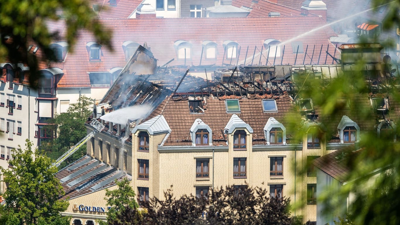 Brand in Altstadt von Bielefeld