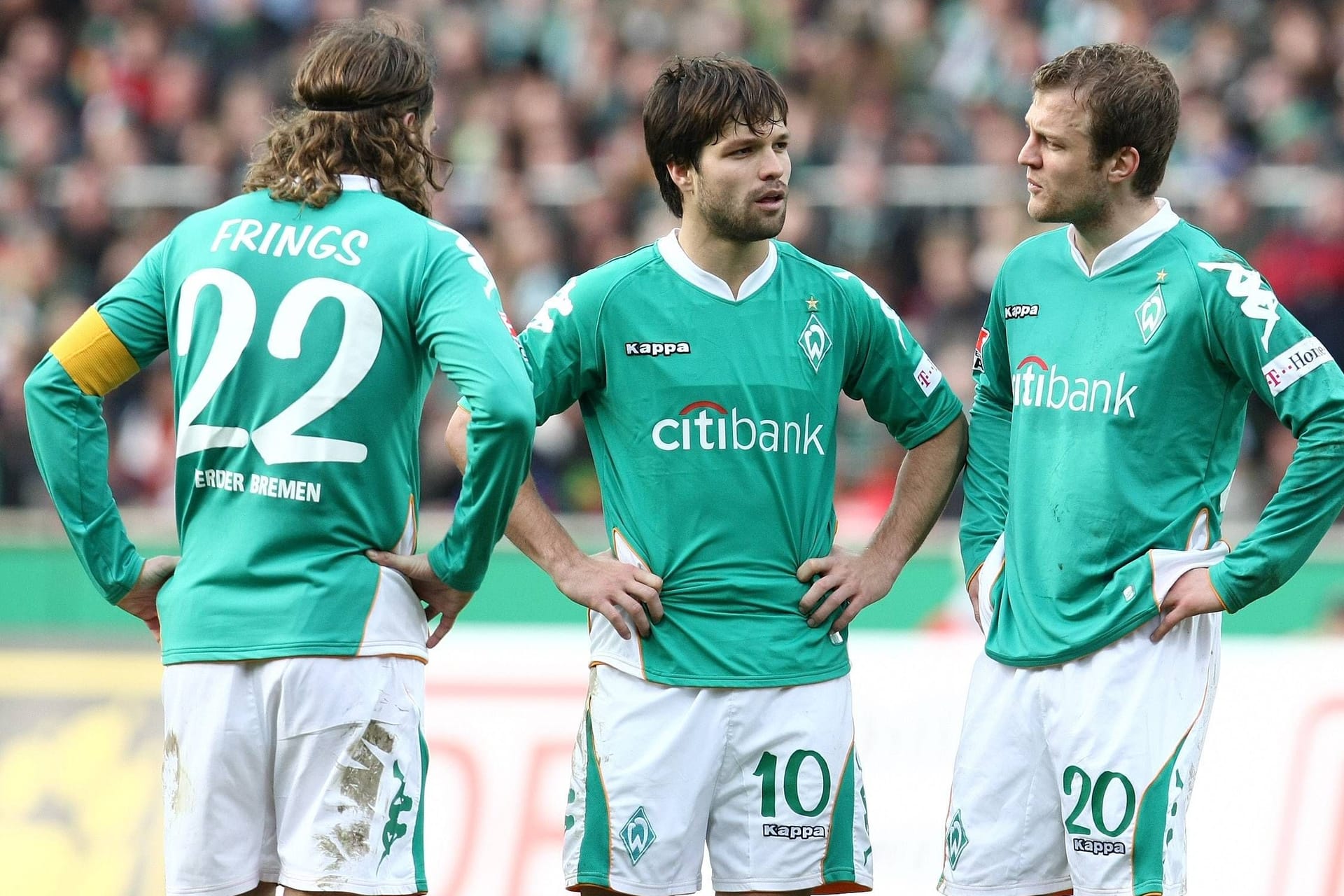 Torsten Frings, Diego und Daniel Jensen (v. l. n. r.): 2008 wurden sie gemeinsam deutscher Vizemeister.