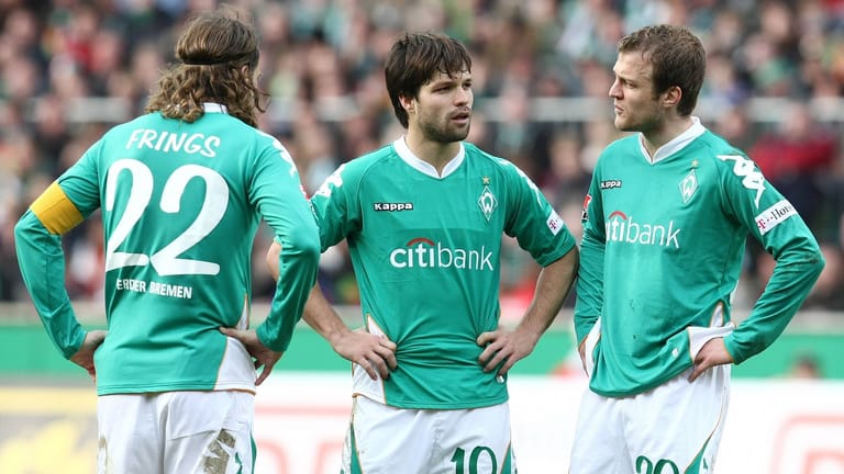Torsten Frings, Diego und Daniel Jensen (v. l. n. r.): 2008 wurden sie gemeinsam deutscher Vizemeister.