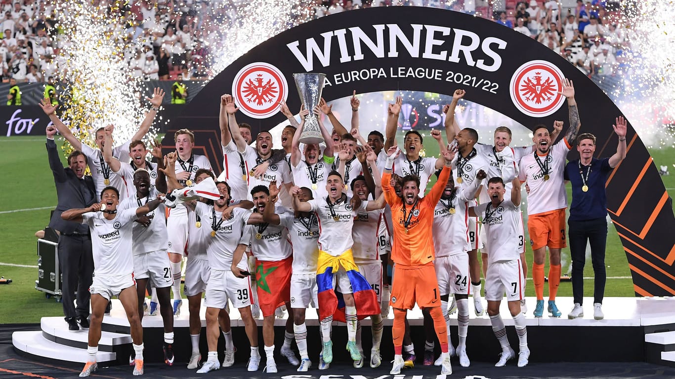 Eintracht Frankfurt gewinnt die Europa League: Im Supercup erwartet sie nun Real Madrid.