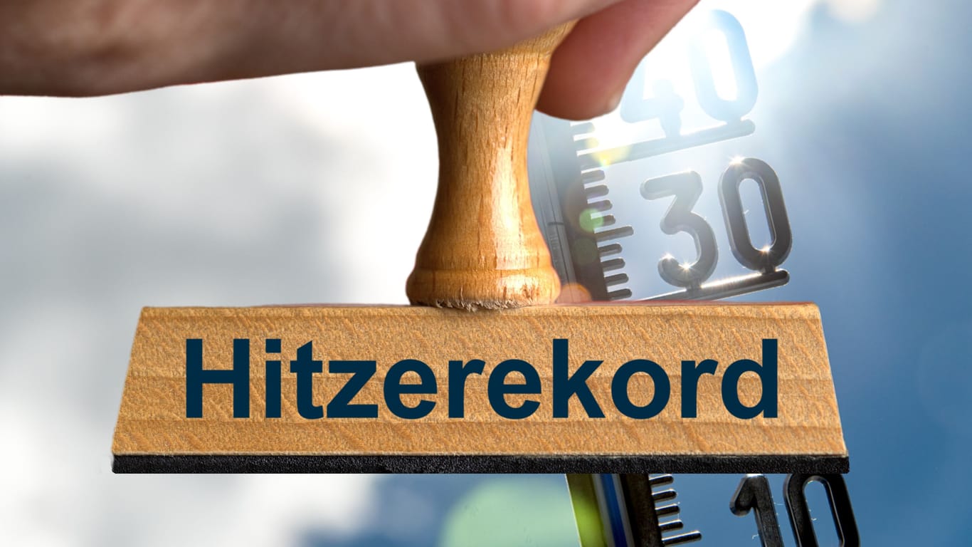 Ein analoges Thermometer mit Kapillarröhrchen (Symbolbild). Einige Messstationen in Hannover meldeten am Dienstag Allzeit-Rekorde.