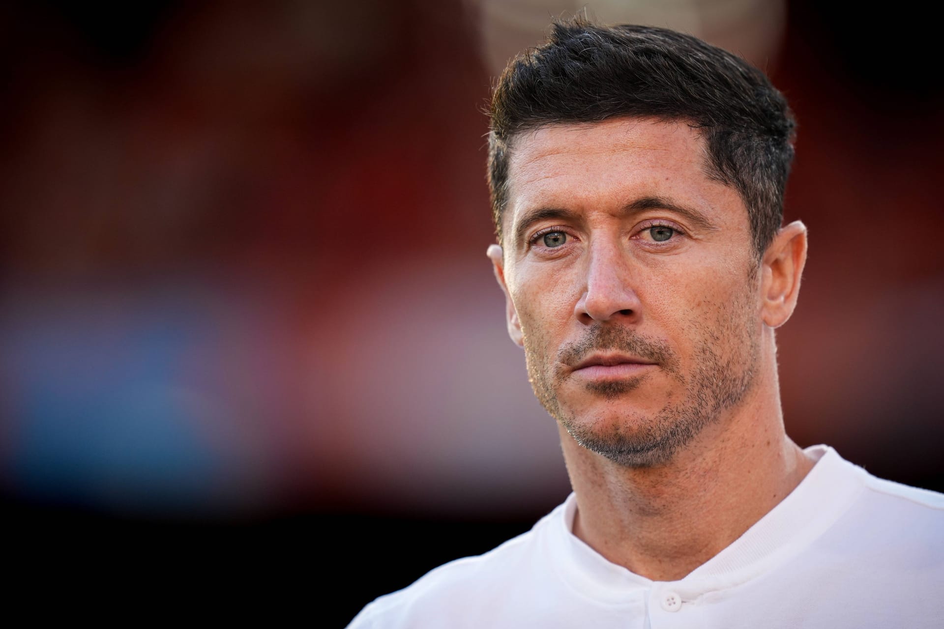 Robert Lewandowski: Der Stürmer des FC Bayern drängt auf einen Transfer.