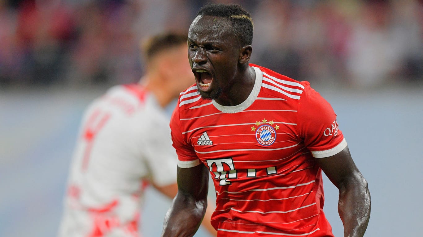 Sadio Mané: Der Senegalese erzielte seinen ersten Pflichtspieltreffer für die Bayern.