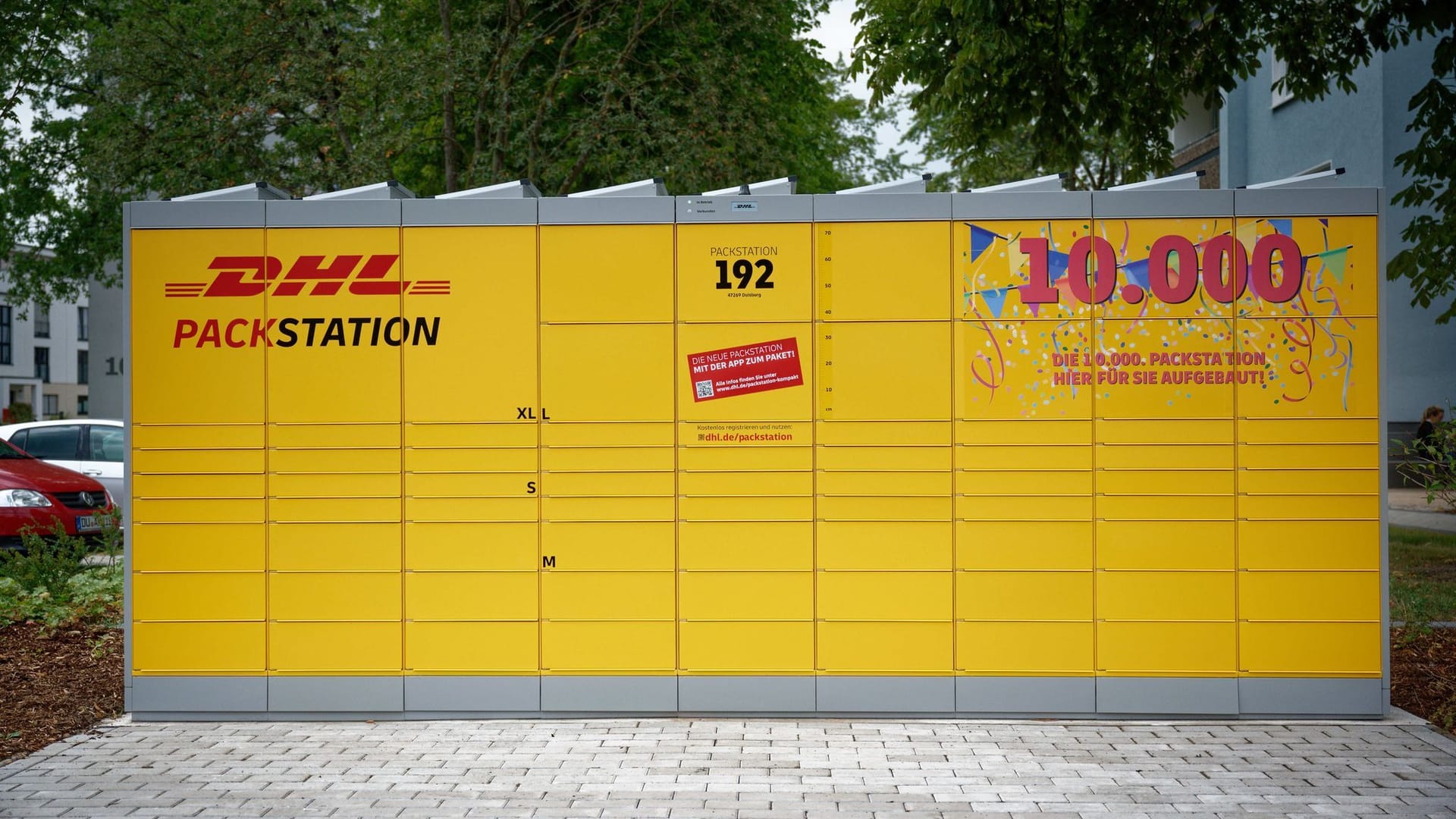 Die Deutsche Post DHL startet ihre 10.000. Packstation