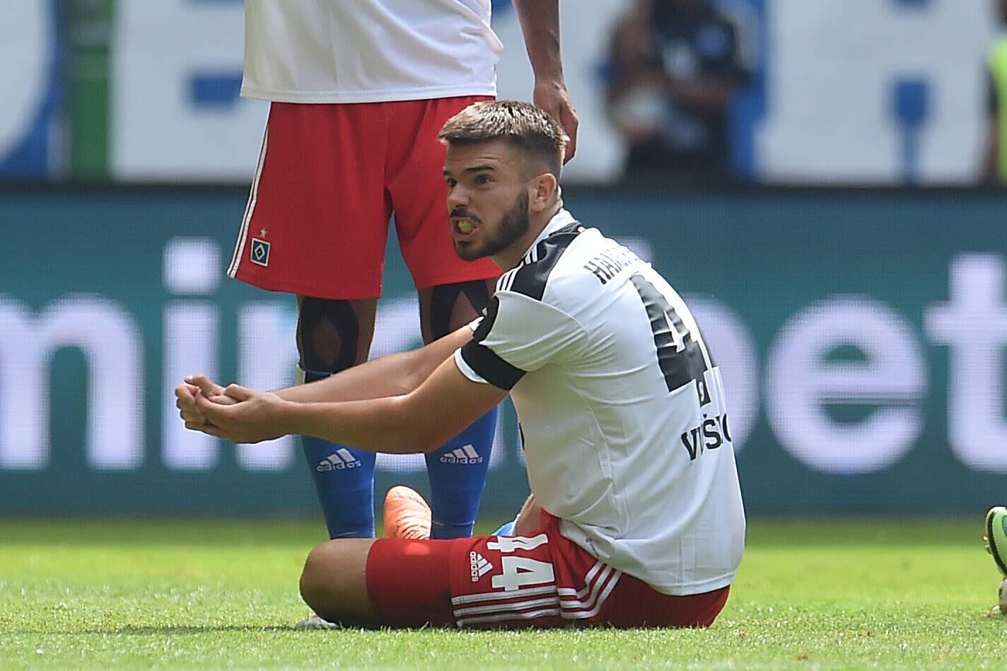 Mario Vuskovic: Der HSV haderte im Spiel eins nach Uwe Seeler.