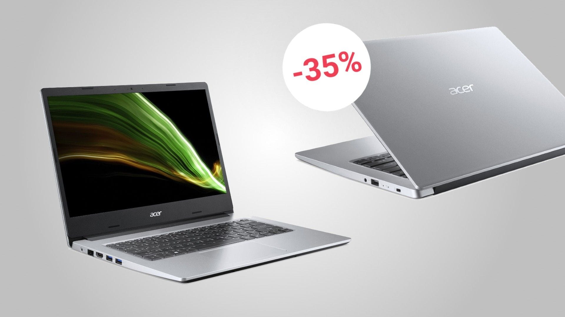 Das Acer Aspire 1 besitzt 128 GB Speicher und ist heute stark reduziert.