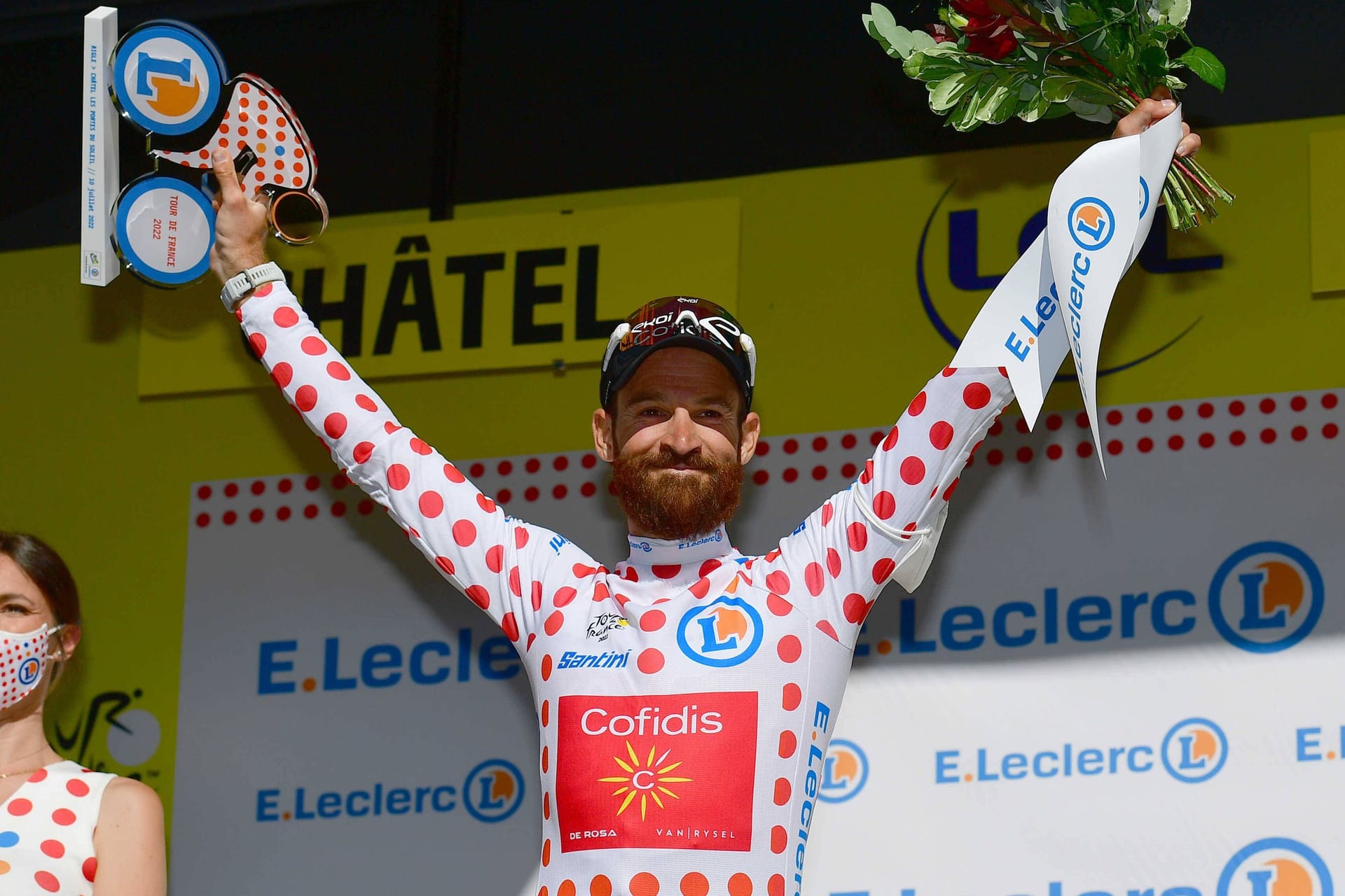 Simon Geschke: Der Berliner fährt nun im Bergtrikot der Tour de France.