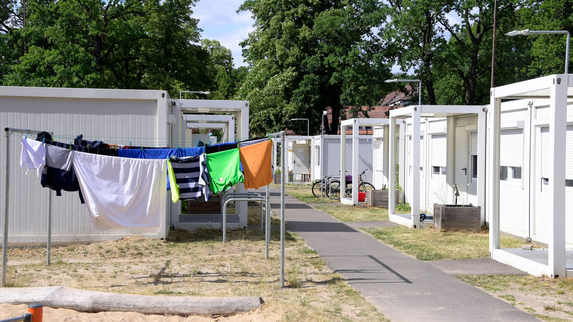 Gemeinschaftsunterkunft für Geflüchtete in Berlin-Spandau (Archiv): Auch die letzten verbleibenden Plätze dürften bald belegt sein.