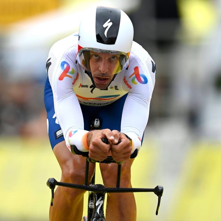 Daniel Oss: Der Profi musste die Tour de France nach seinem Sturz auf der fünften Etappe abbrechen.