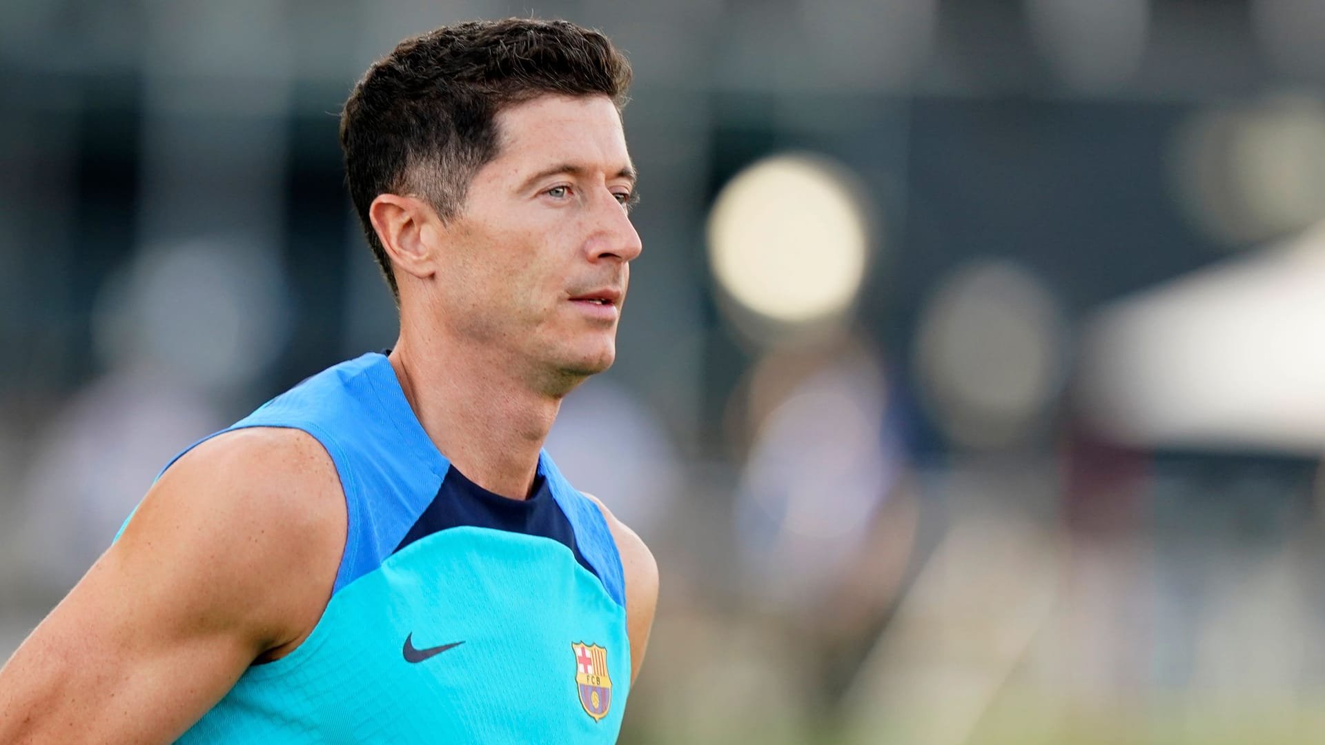 Robert Lewandowski: Der Pole nimmt inzwischen auch am Barça-Training teil.