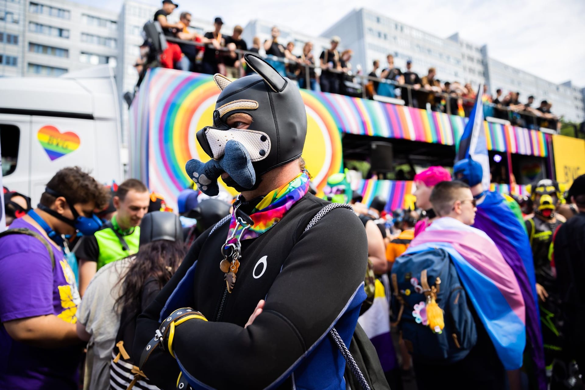 Ein "Puppy" nimmt am Christopher Street Day (CSD) teil (Archivbild): Es ist eine Vorliebe, die auch Gabriel Geishüttner teilt.