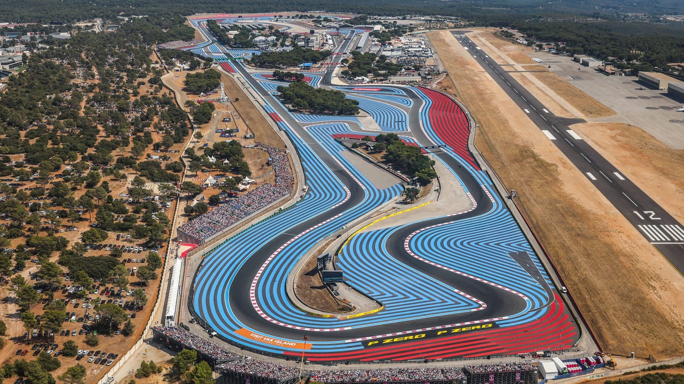 Der Circuit Paul Ricard in Le Castellet: Die Strecke wurde erst 2018 wieder in den Rennkalender der Formel 1 aufgenommen.