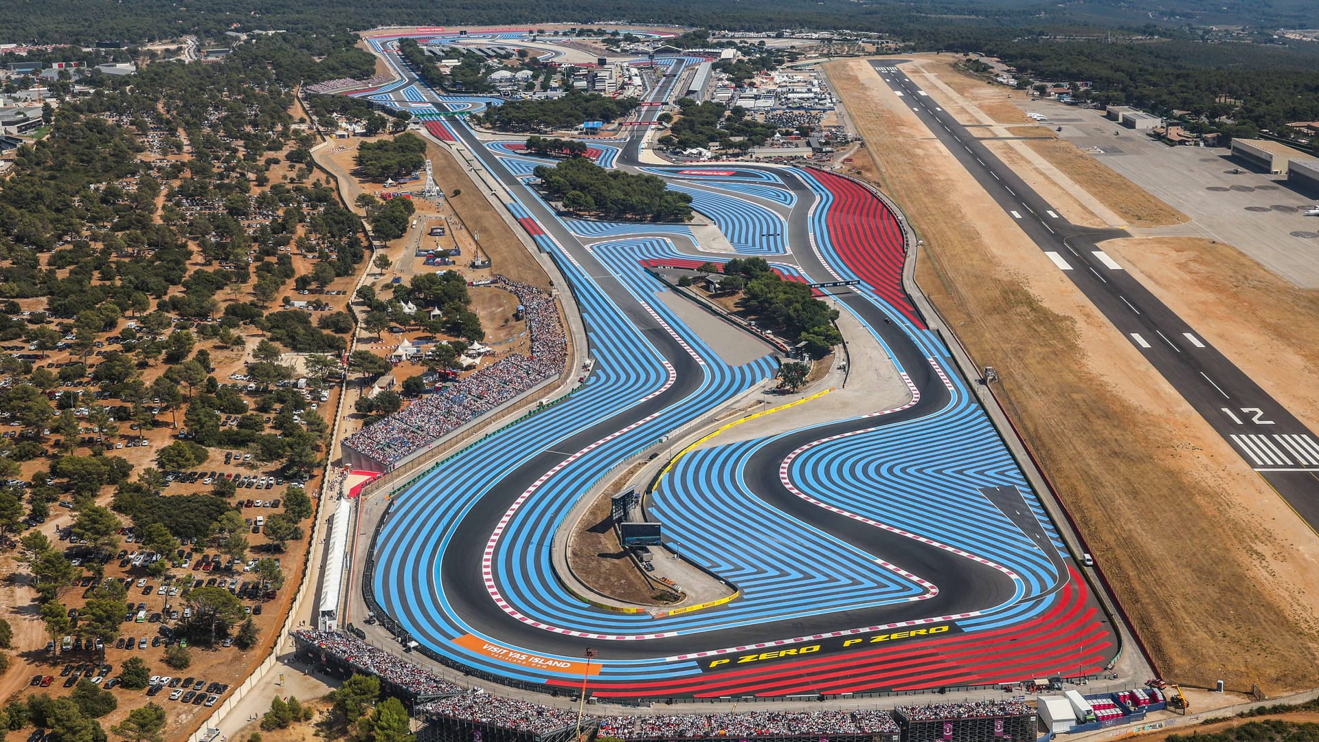 Der Circuit Paul Ricard in Le Castellet: Die Strecke wurde erst 2018 wieder in den Rennkalender der Formel 1 aufgenommen.