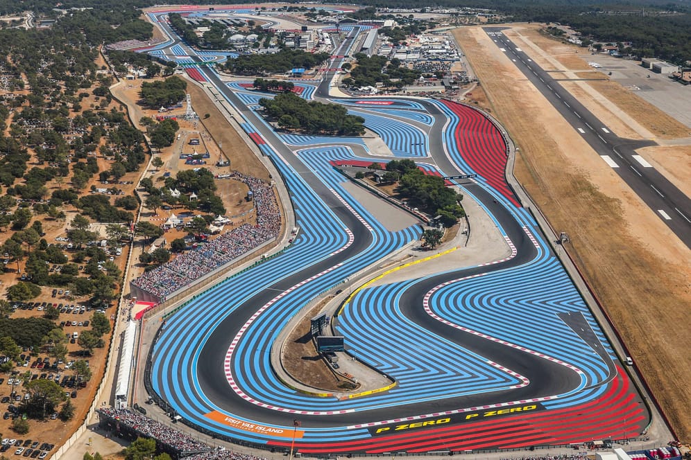 Der Circuit Paul Ricard in Le Castellet: Die Strecke wurde erst 2018 wieder in den Rennkalender der Formel 1 aufgenommen.