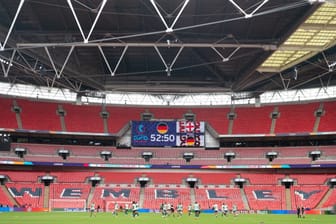 Abschlusstraining in Wembley