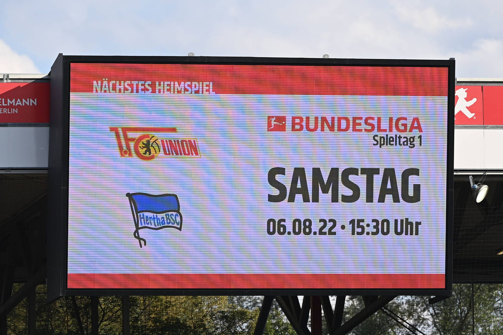 Die Berliner Vereine im Duell: Am ersten Spieltag der neuen Saison treffen der 1. FC Union Berlin und Hertha BSC aufeinander.