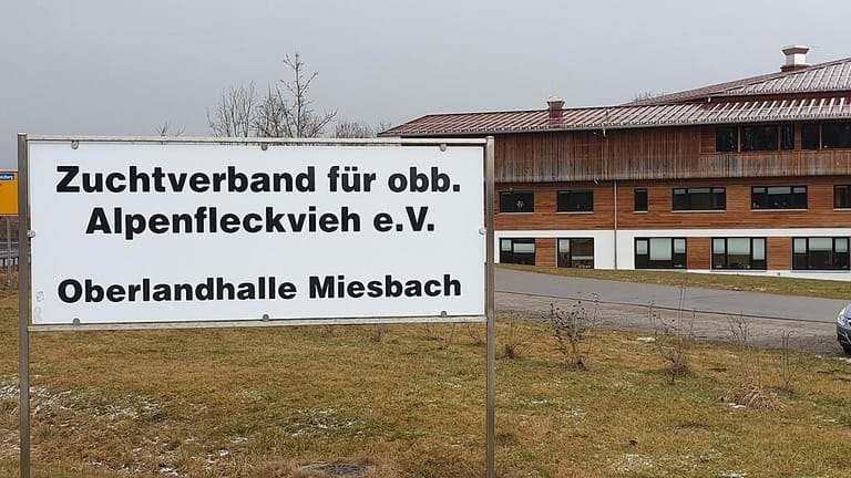 Die Oberlandhalle in Miesbach: Sie ist Ausgangsort von Rindertransporten in Drittstaaten.