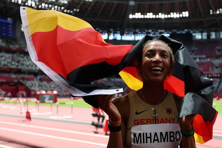 Malaika Mihambo: Die Weitsprung-Olympiasiegerin kämpft in Eugene um den WM-Titel.