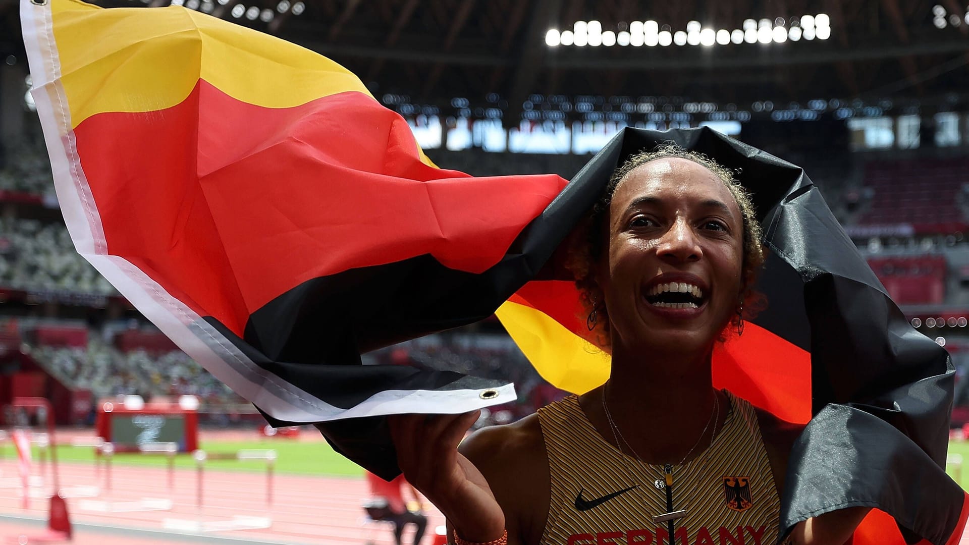 Malaika Mihambo: Die Weitsprung-Olympiasiegerin kämpft in Eugene um den WM-Titel.