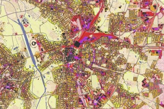 Klimakarte der Stadt Leipzig: Hier kann man bis auf Straßenniveau herunterscrollen und nachschauen, wo es am heißesten wird.