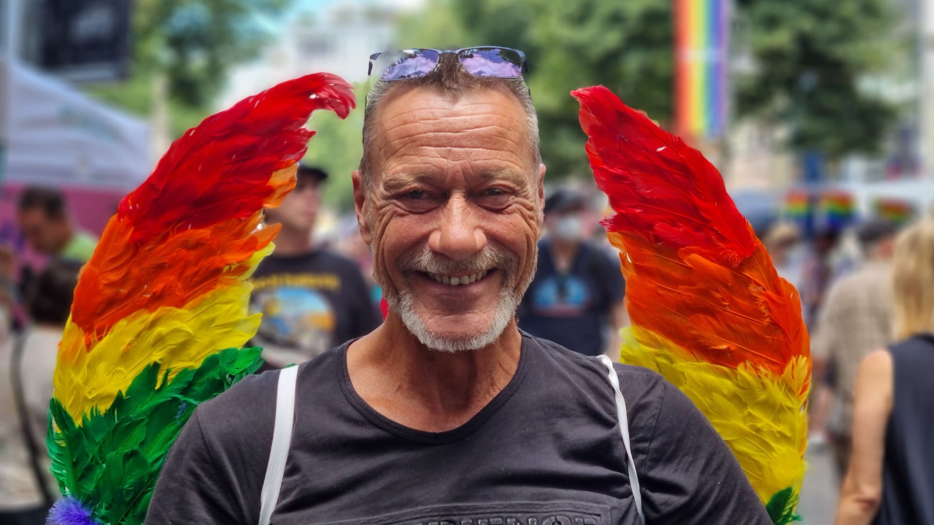 Michael (58) ist in den CSD einfach so reingestolpert. Schon zum zweiten Mal.