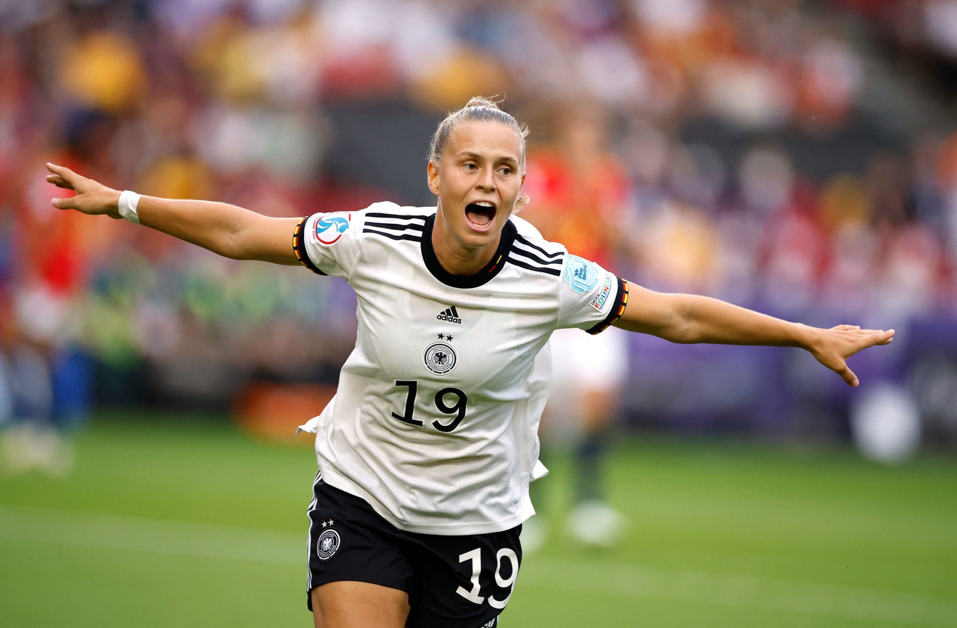 Klara Bühl: Sie brachte das deutsche Team früh in Führung.