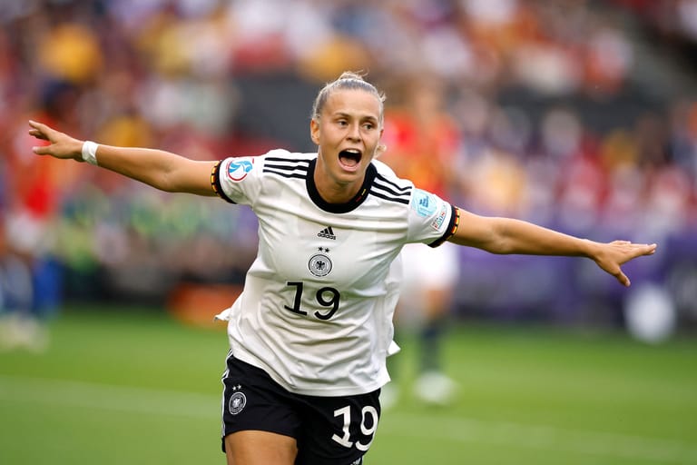 Klara Bühl: Sie brachte das deutsche Team früh in Führung.