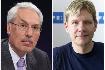 Fritz Vahrenholt und Björn Lomborg (Archiv/Collage): Beide sollen bei einer Fachtagung der Universität Stuttgart auftreten. Im Netz sorgt das für Kritik.