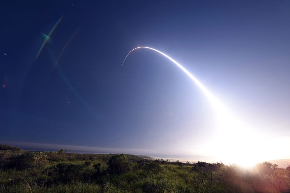 Test einer Minuteman-III-Rakete: Der geplante Start einer solchen Rakete wurde nun verschoben.