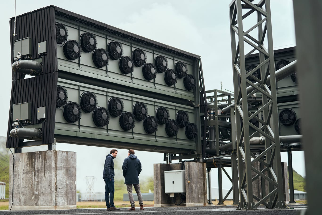 Die größte Carbon-Capture-and-Storage-Anlage der Welt steht in Hellisheidi, Island.